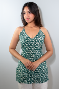 Backless Halter Kurti