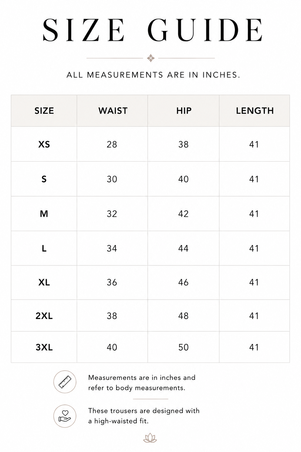 Size Guide