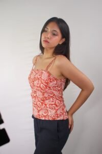 Paisley Corset Top
