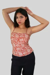 Paisley Corset Top