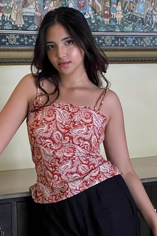 Paisley Corset Top