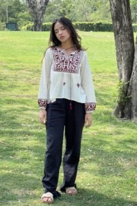 Embroidered Top